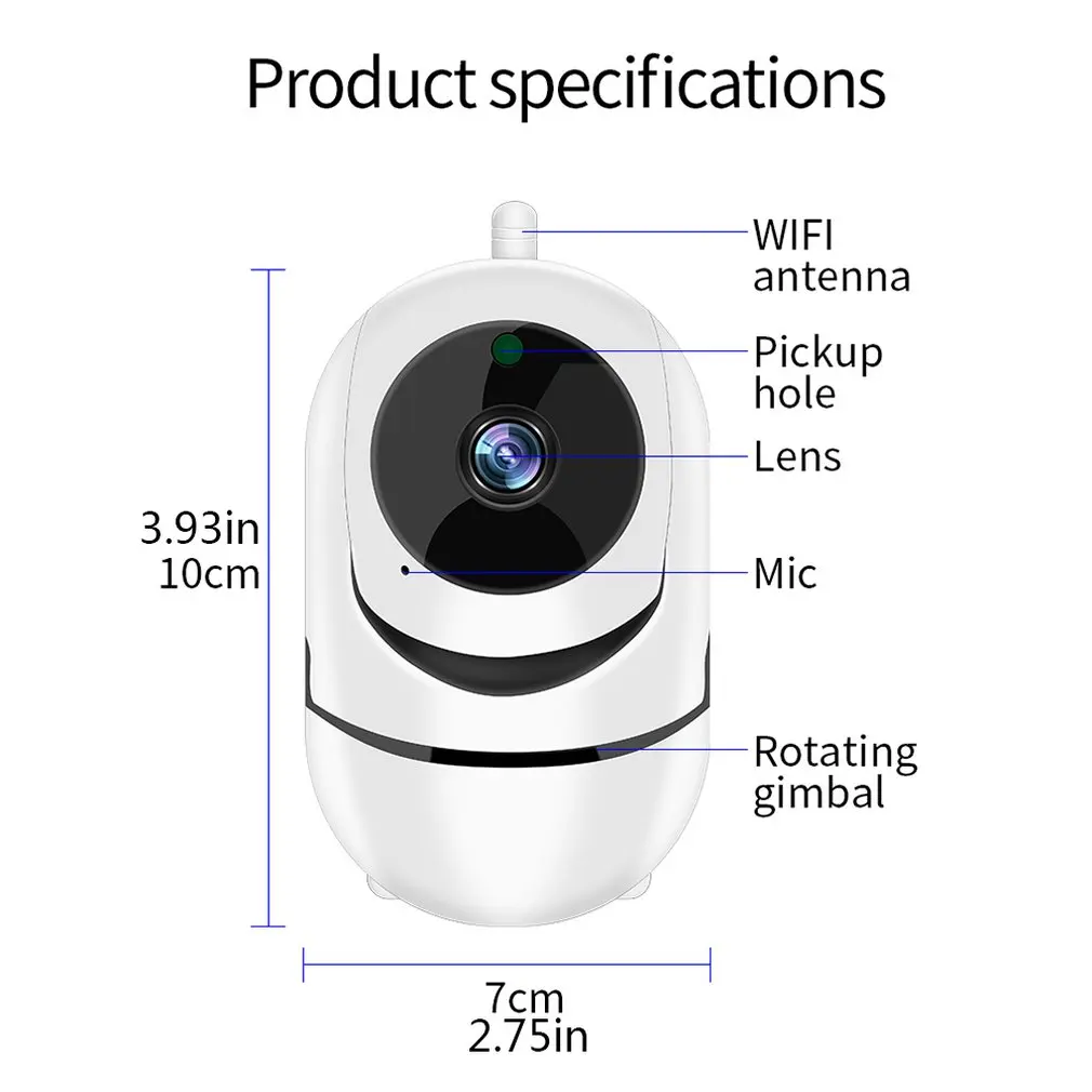 

Home Wireless Network Security Automatic Tracking High Definition Security Camera Outdoor Surveillance Camera