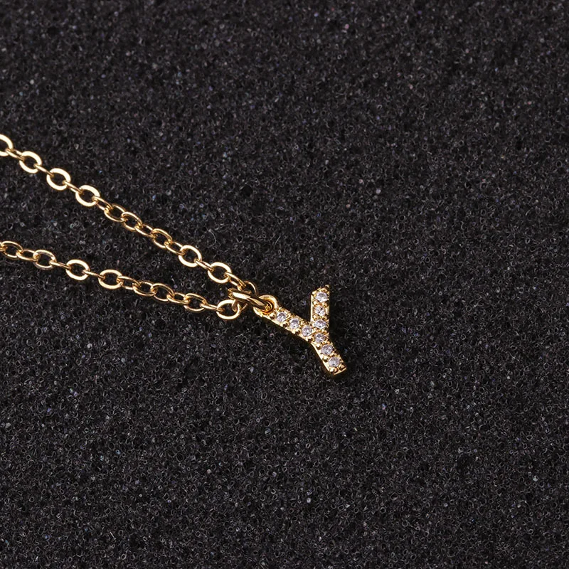 Цепочка с подвеской буквами английского алфавита для женщин и девушек