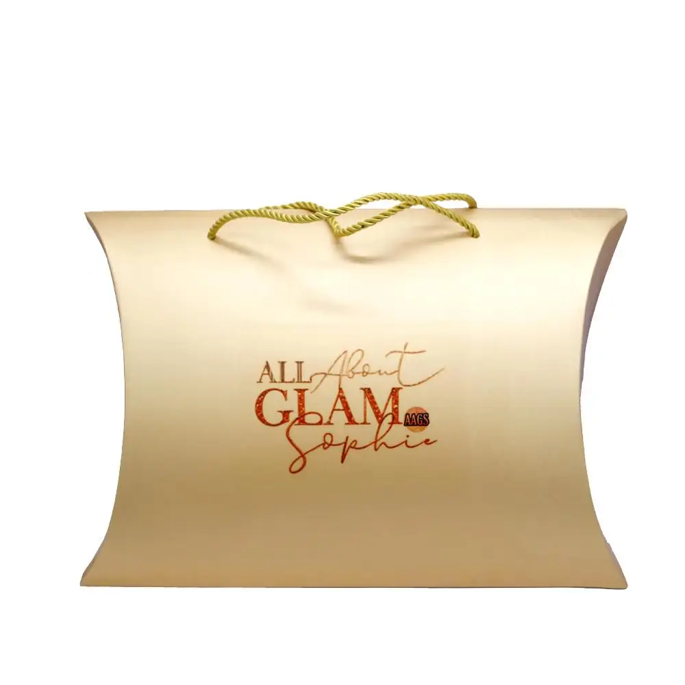 Пользовательский логотип бренда парик золотая коробка используемая пучка волос