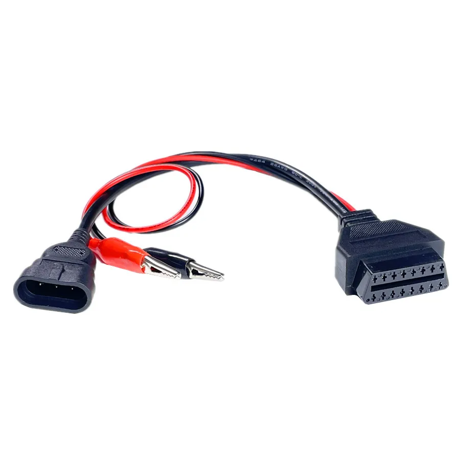 

OBDIICAT Fiat 3 Pin to 16 Pin OBDII OBD2 Connector Adapter Auto Car Cable Obd for fiat 3pin Diagnostic Cable