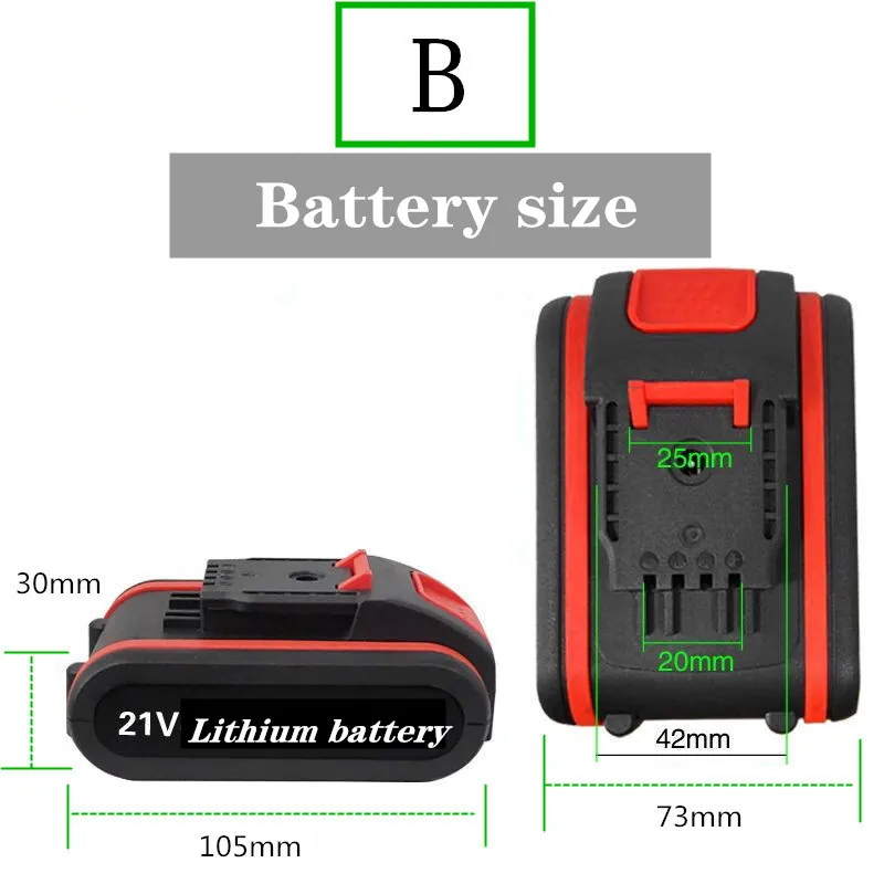 Lithium Tool Accessories High Quality 18650 Battery Pack 21V Electric Scissors Saw Lawn Mower |