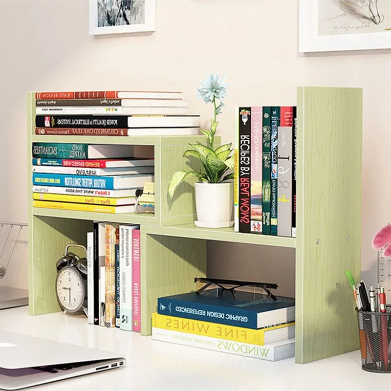 

Adjustable Bookshelf Desktop Combination Shelf Simple Student Dormitory Bookshelf Bookcase Desk Tabletop Storage Shelf FA