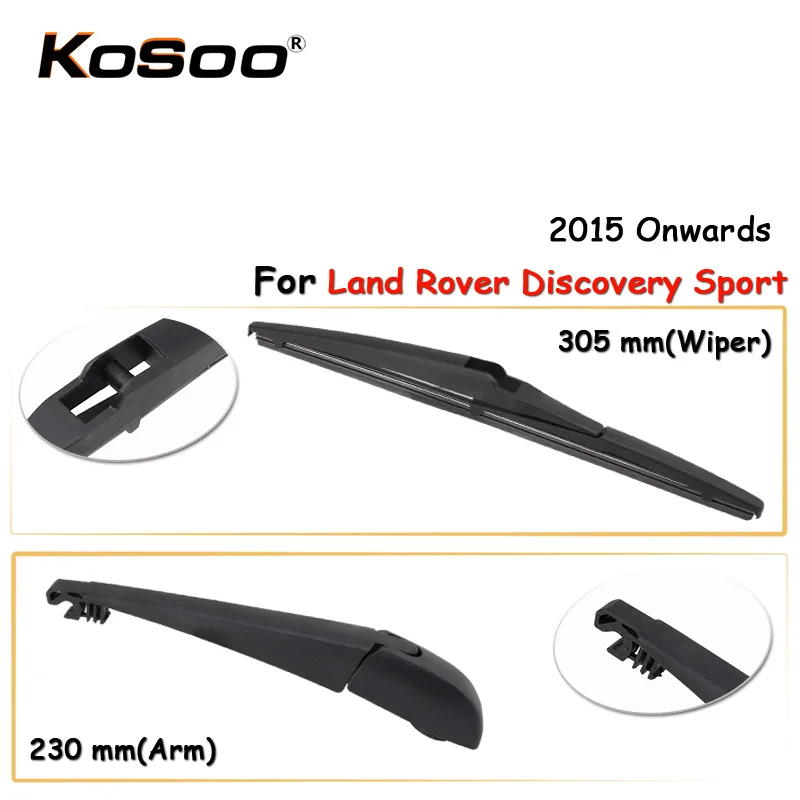 

KOSOO Auto Rear Window Windshield Wiper Blades Arm Car Wiper Blade For Land Rover Discovery Sport ,305mm 2015- ,Car Accessorie