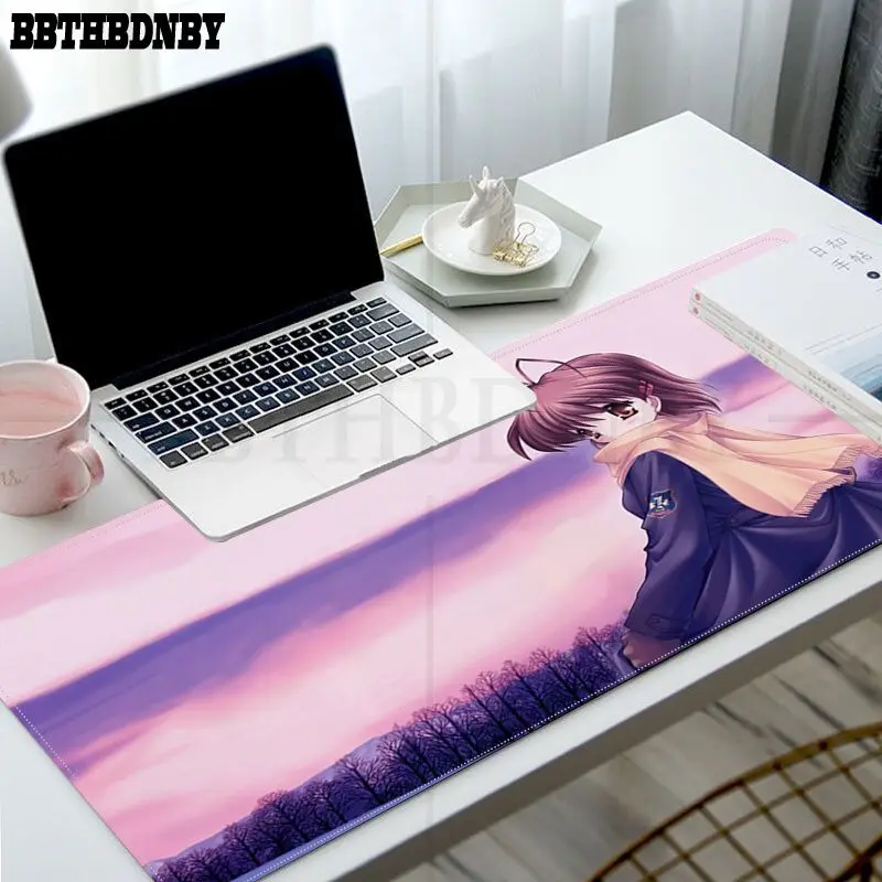 

BBTHBDNBY CLANNAD Non Slip PC large gaming mousepad L XL XXL gamer mouse pad Size for Cs Go LOL Game Player PC Computer Laptop
