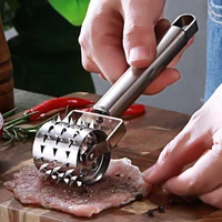 1pcs stainless steel useful loose meat tenderizers meat hammer for steak knock sided for steak pork pounders kitchen tools