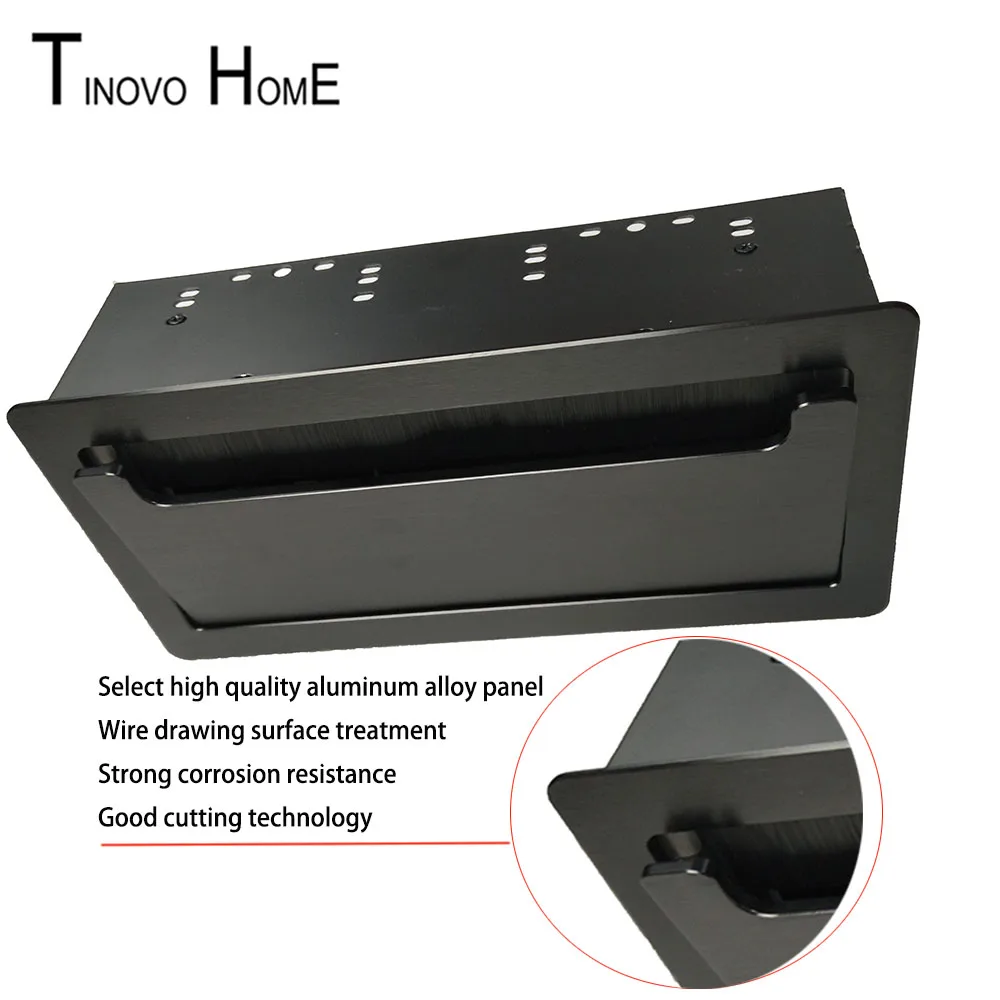 Розетка для офисной конференции настольная/2 розетки питания европейского