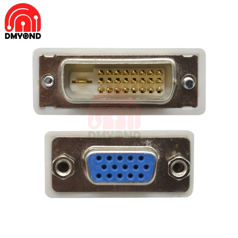Адаптер для конвертации ЖК дисплея видеокарта с разъемом папа на VGA SVGA мама 24 + 1 Pin