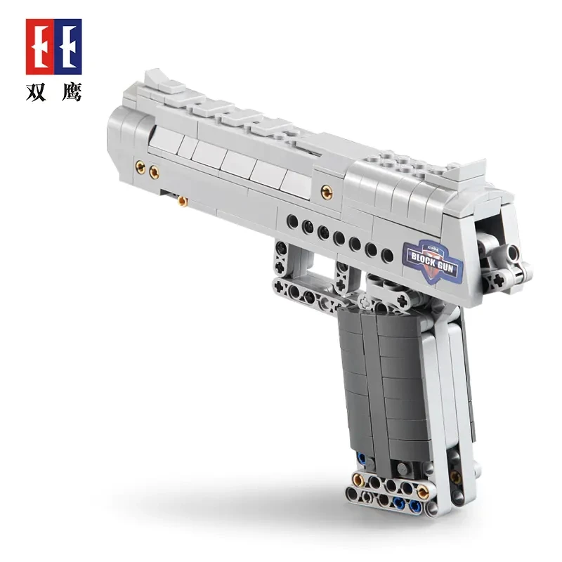 Cada desert eagle c81007 пистолет военные строительные блоки для tech city police маленькие