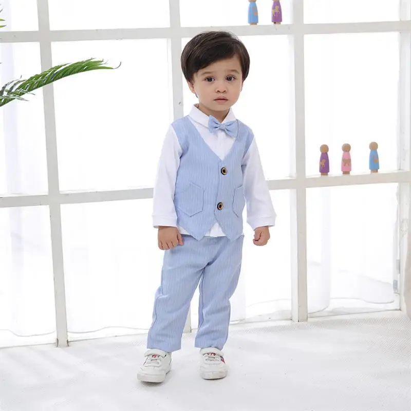 

Wedding Boys Suits Set Formal Kids Blazer Toddler Boy Suits Best Design Suit for Boy Costume Baby Boy Outfits Children Clothes