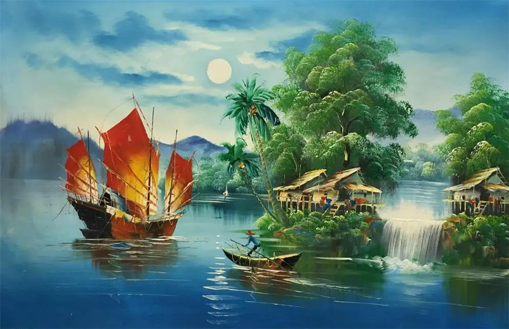 Ультра низкая цена распродажа 100% Ручная роспись Современная Абстрактная