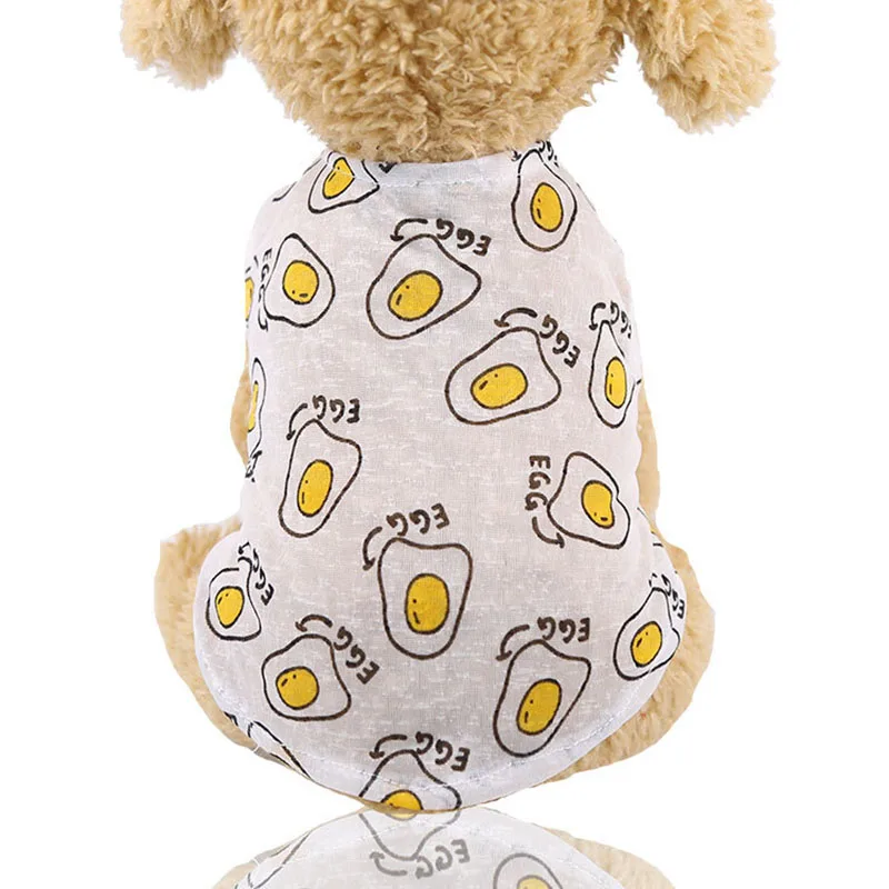 Одежда для домашних животных жилет собаки щенка мультяшная футболка Летняя