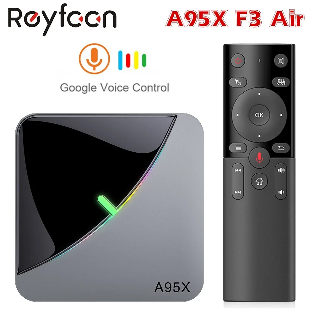 Reyfoon A95X F3 Air 8K Android 9.0 TV BOX Amlogic S905X3 4K...