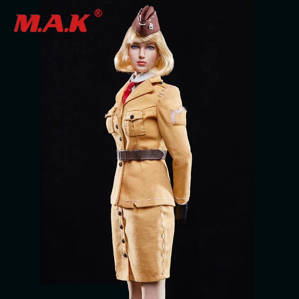 

Collectible 1/6 Sexy Women's Air Force Clothes Set Female Solider Identity Set for 12'' VERYCOOL Largest Bust Body
