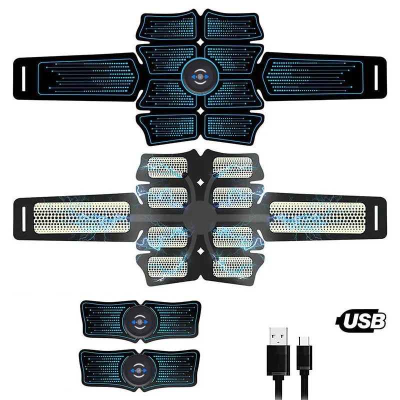 Пояс для похудения тела стимулятор мышц умный тренажер талии и живота АБС