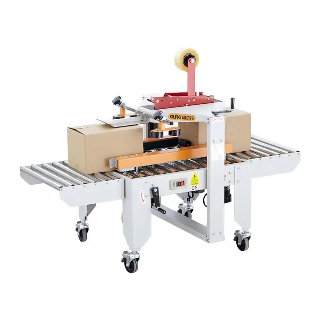 

FXJ 6050 коммерческий автоматический упаковщик коробки, машина запечатывания коробки, клейкая допп ПВХ лента упаковочная машина по морю