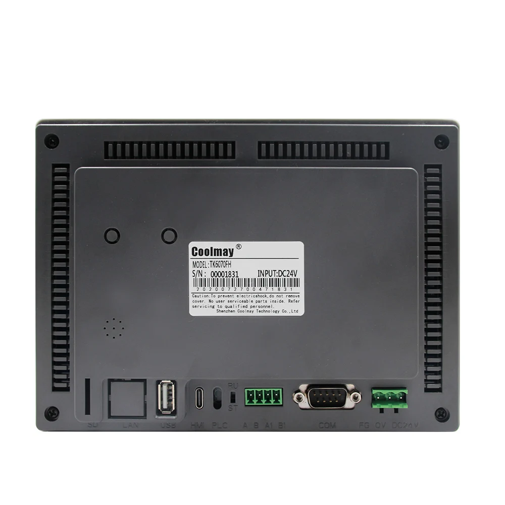 Coolmay TK6070FH протокол Modbus 24VDC светодиодный задний светильник 300cd 7 дюймов Tft Дисплей
