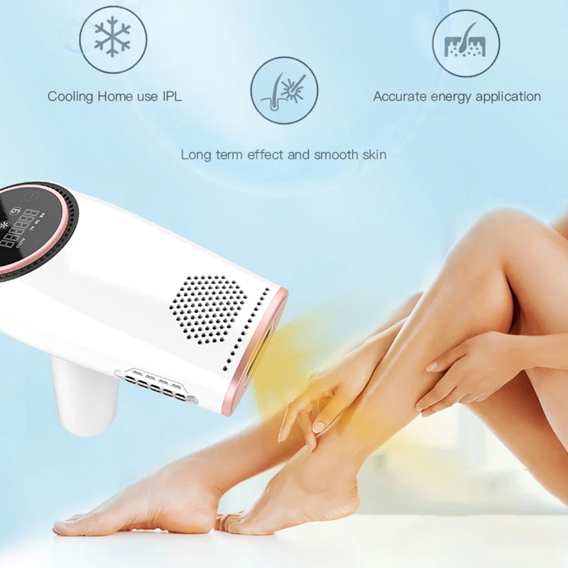 

Ipl Hair Removal Laser Epilator For Women 500000 Flash LCD Display Ice Cool Body Bikini Painless Ipl Laser Hair Removal Machine