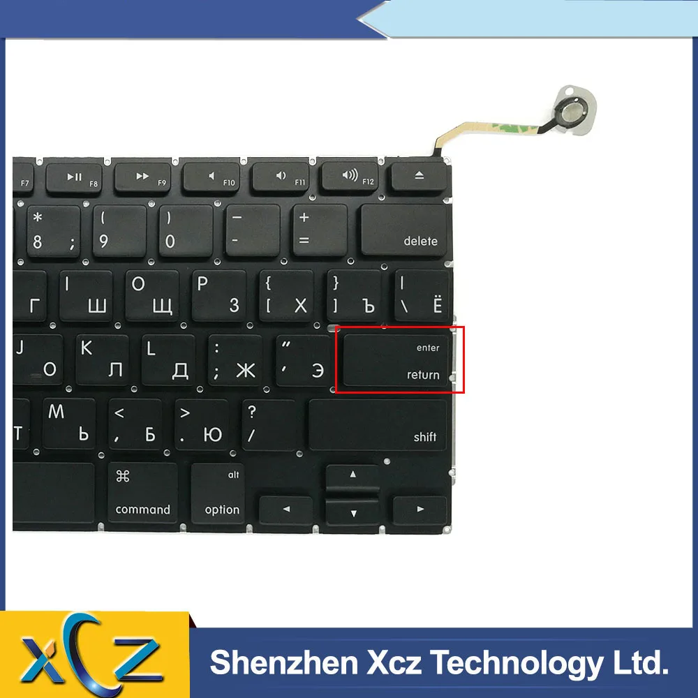 Новая русская клавиатура A1286 для Macbook Pro 15 ''A1286 RU/US раскладка клавиатуры 2009 2010 2011