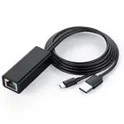 2-й огонь ТВ Stick HD 480 Мбитс Micro USB2.0 к RJ45 Ethernet адаптер 10100 Мбитс для нового Fire TVGoogle HomeChromecast