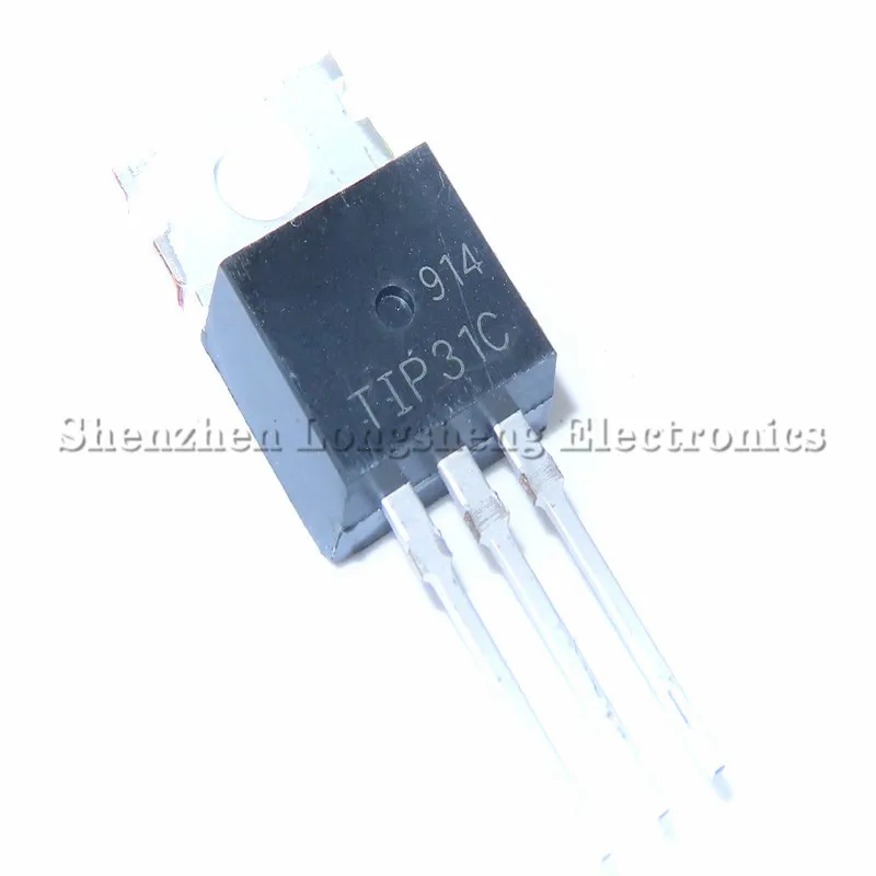 10 шт./лот TIP31C TIP31 TO-220 NPN силовой транзистор 3A/100V новая модель | Электронные