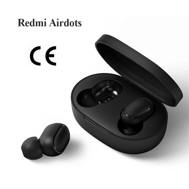 Xiaomi Redmi Airdots TWS Bluetooth 5,0 беспроводные наушники гарнитура Голосовое управление шумоподавление спортивные наушники - Цвет: EU Redmi Earbuds