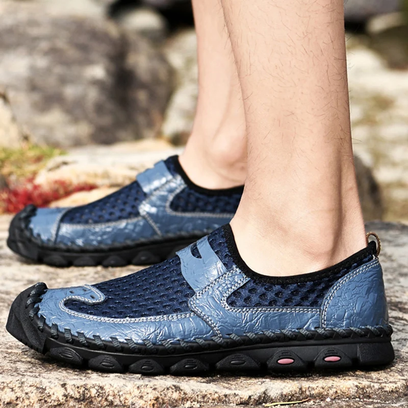 Удобные повседневные мужские кроссовки REETENE дышащая спортивная обувь мужская