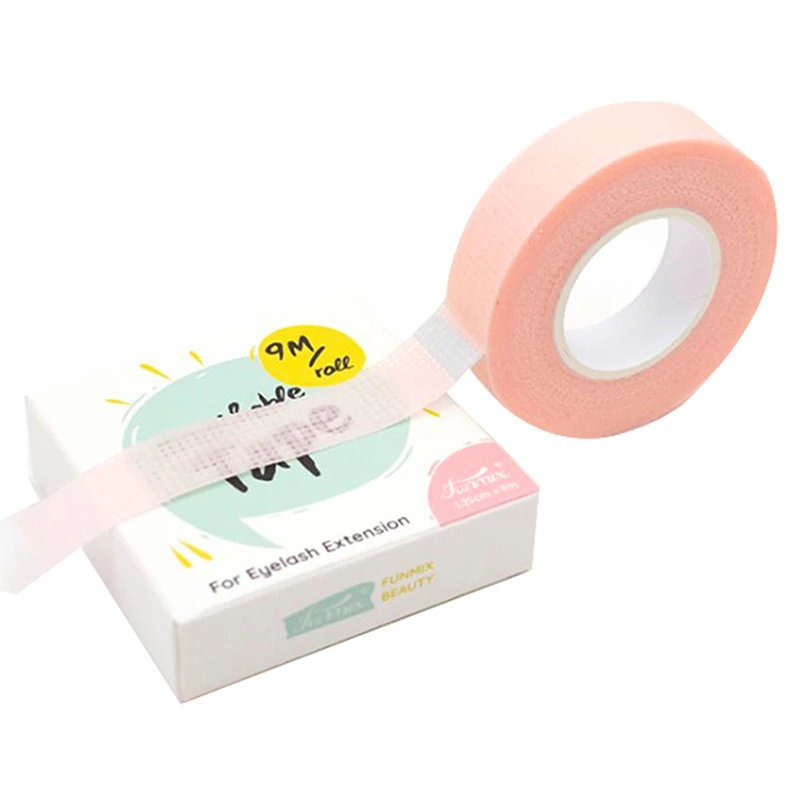 

1 рулон дышащей ленты для ресниц, зеленая Безворсовая лента, удобная противоразрывная Подушечка для глаз, инструмент для наращивания ресниц...