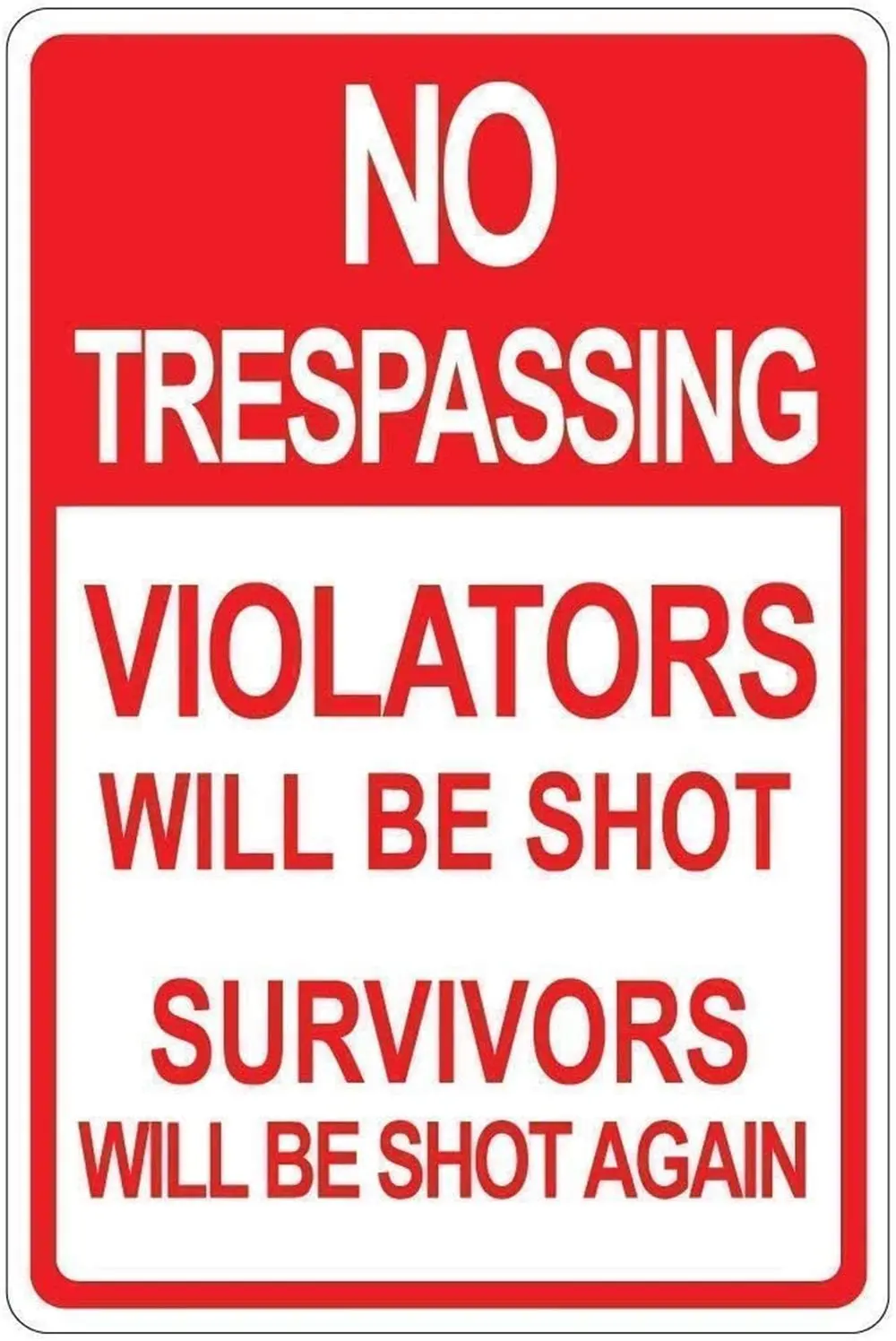 

Непрекращающие виновники не будут стрелять в выживших снова бросят в старый модный жестяной знак винтажный внешний вид металлическая плас...