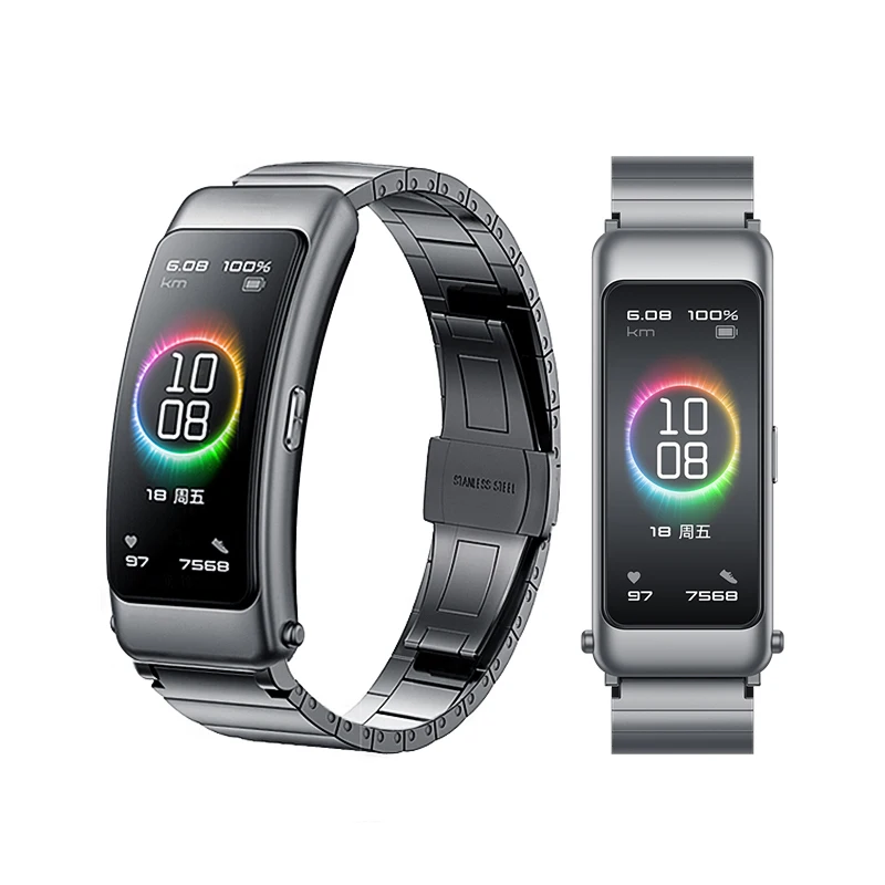 

strap for HUAWEI TalkBand B6 TalkBand B5 band b3 Wristband Replacement Silicone strap Metal Bracelet Watchband For Huawei B6 b5