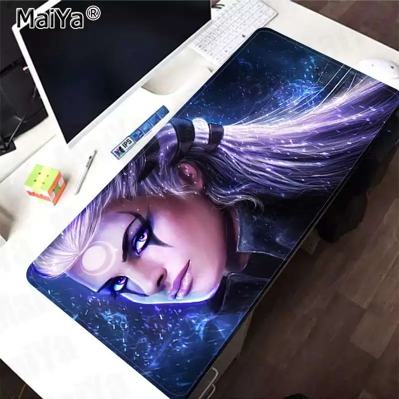 

Maiya Leona Diana LOL Durable Rubber Mouse Mat Pad Speed/Control Version Large Gaming Mouse Pad