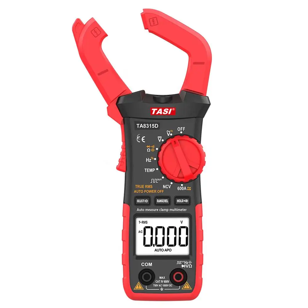 Цифровой измеритель зажимов с автоматическим измерением температуры Вольтметр