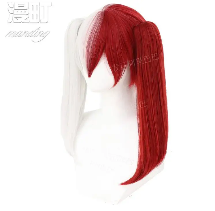 

Cosplay Anime Women Ponytails Wig My Hero Academia Todoroki Shoto Costume Boku No Hero Academia Heat Resistant Movie Hair