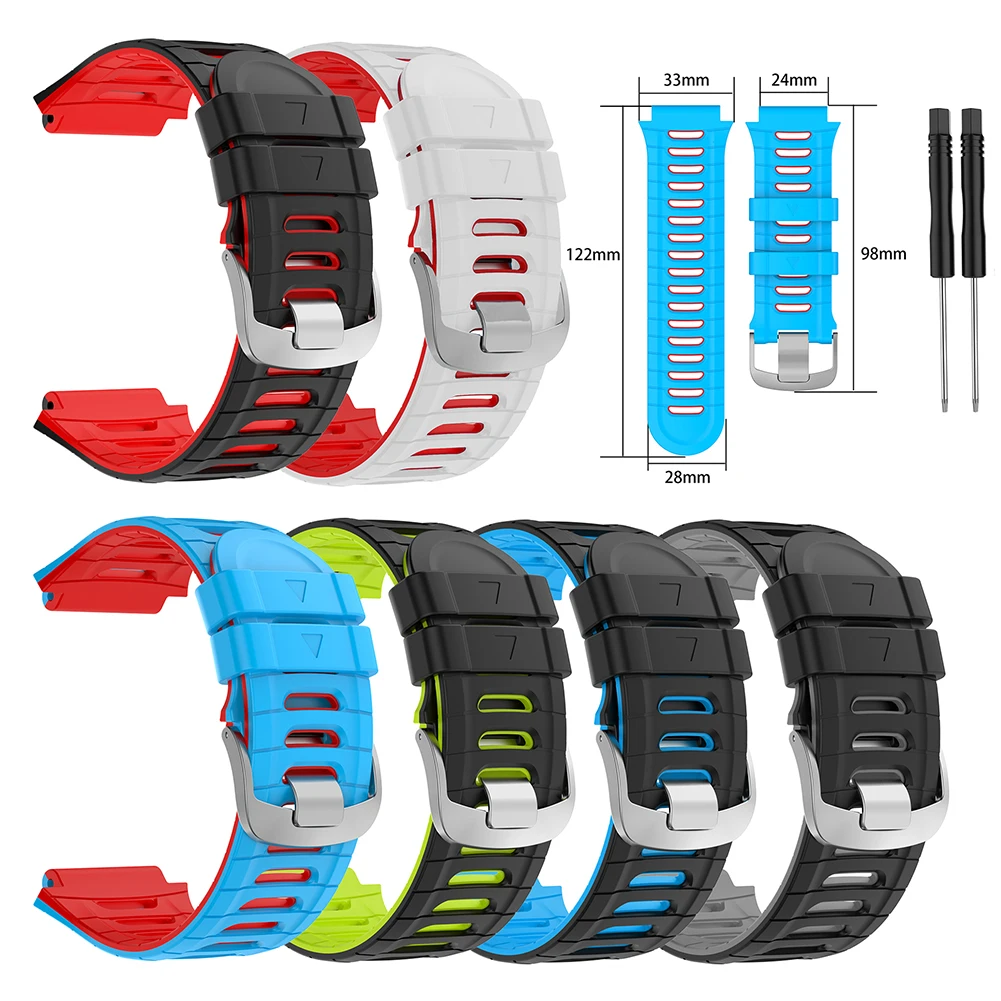 

Soft Silicone Strap Adjustable Bracelet Smart Sports Watch Band Comfortable Wristband Accessories for Garmin Forerunner 920XT