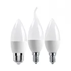 Светодиодная лампа в виде свечи, E14, E27, 7 Вт, 9 Вт, 220-240 В, 10 шт.
