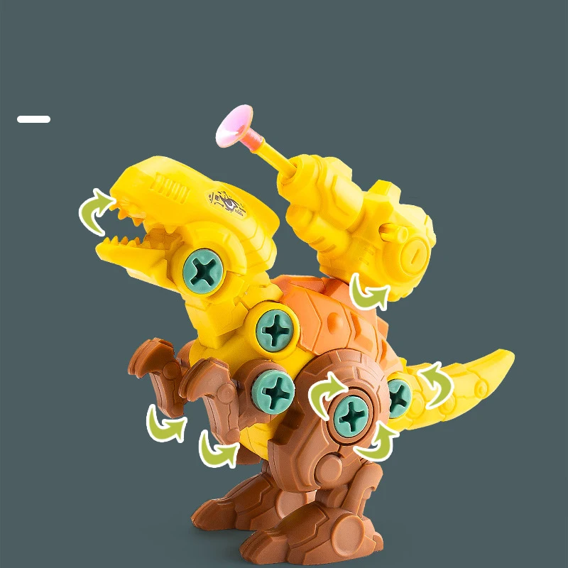 

Nut Disassembly Loading Unloading Dinosaur Kids Screw Boys Education Toys Drilling Screw Puzzle Building Bricks Children Gifts