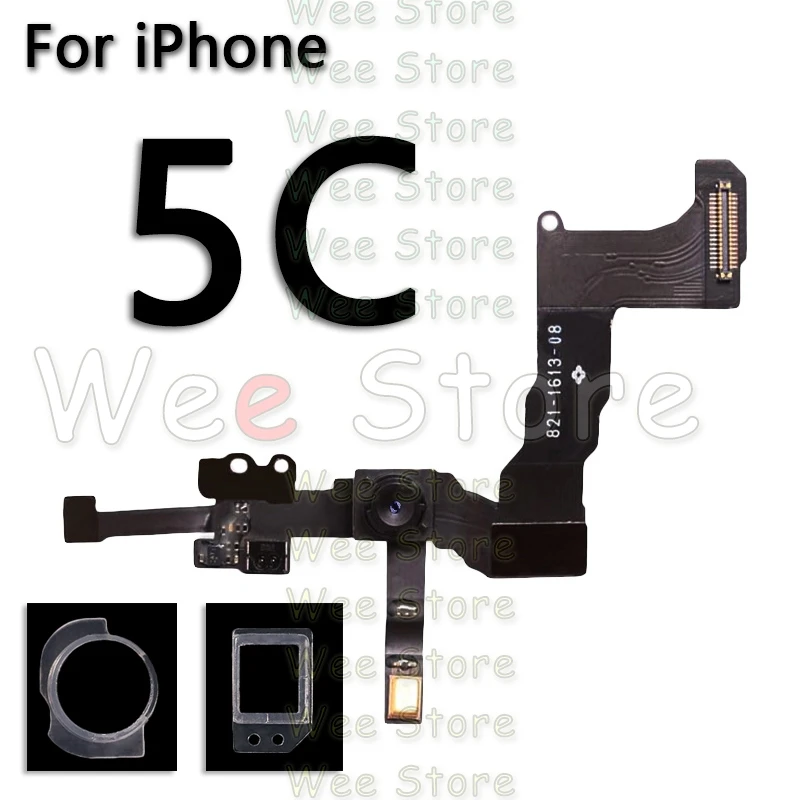 Оригинальная маленькая фронтальная камера Flex для iPhone 6 6s Plus 5 5S 5C SE правый датчик приближения фронтальная камера шлейф - Цвет: For iPhone 5C