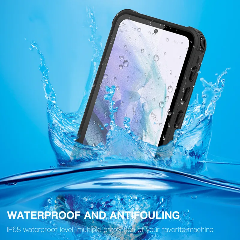 Redpepper-funda impermeable transparente para Samsung Galaxy S21 Ultra S20 S10 Plus S9 Note 20 10 9 8, funda de TPU + PC Armor