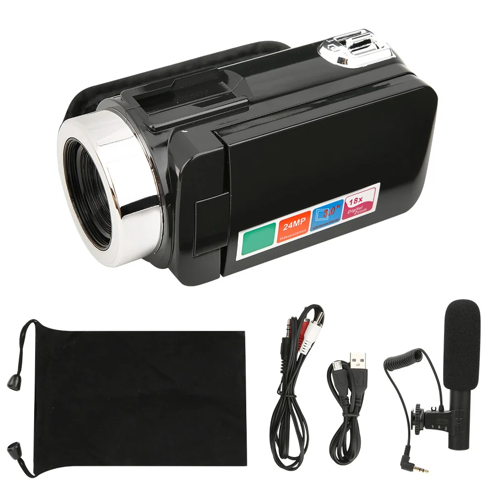 

3 inch LCD Screen 18X Digital Zoom High Definition DV Camera Camcorder