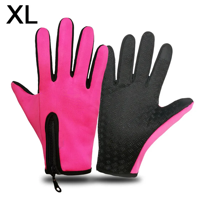 

Winter Warm Motorcycle Gloves Touch Screen Windproof Waterproof Outdoor Sport Riding Gloves Men Women Cycling Protective Gear