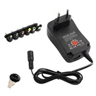 Адаптер питания, 8 различных интерфейсов, регулируемое напряжение, для светодиодной ленты, адаптер питания 30 Вт, универсальное зарядное устройство