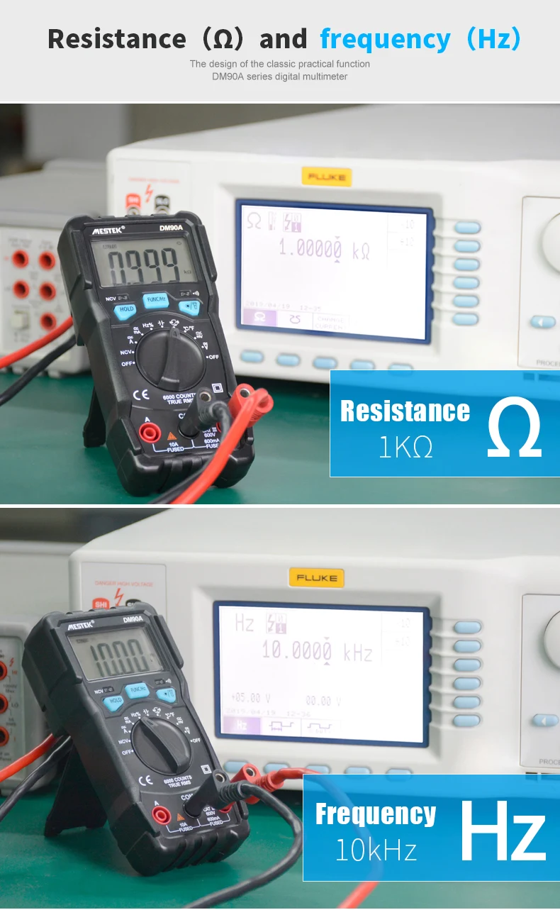MESTEK DM90A Высокоточный мультиметр Цифровой мультиметр автоматический диапазон тестер многометровый лучше, чем DM90S мультиметр мультитестер