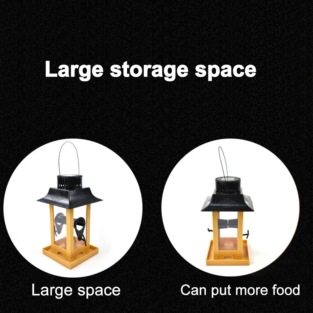 Новая солнечная кормушка для попугаев светодиодный светильник птичья станция
