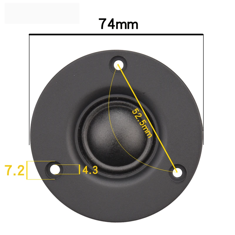 Динамик HIFIDIY LIVE 2 5 ~ 3 дюйма мощный неодимовый магнит шелковая мембрана 6 Ом 30
