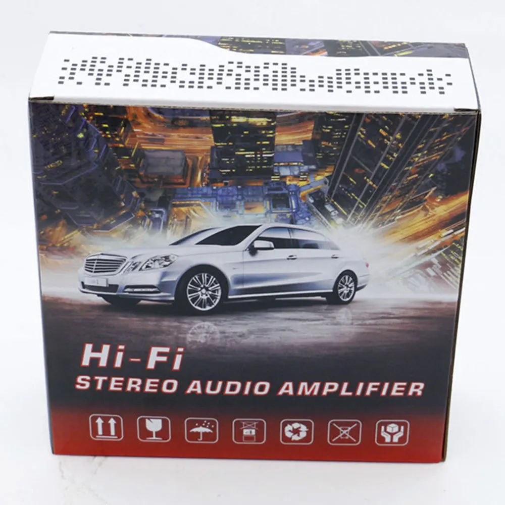 600 Вт 2CH Bluetooth Автомобильный Hi-Fi стерео усилитель FM-радио мощный аудио домашний