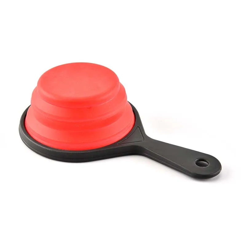 4 шт. пищевого силикона складные мерные чашки мерная ложка набор выпечки DIY совок