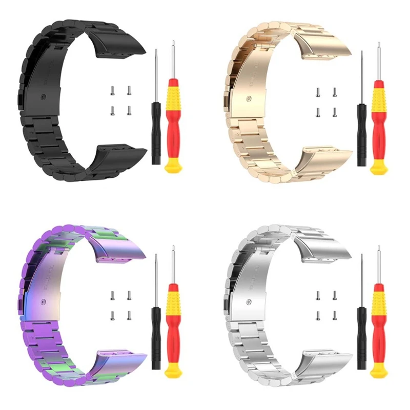 

Stainless Steel Watch Band for -Garmin Forerunner 30 35 35J ForeAthlete 35J X3UA