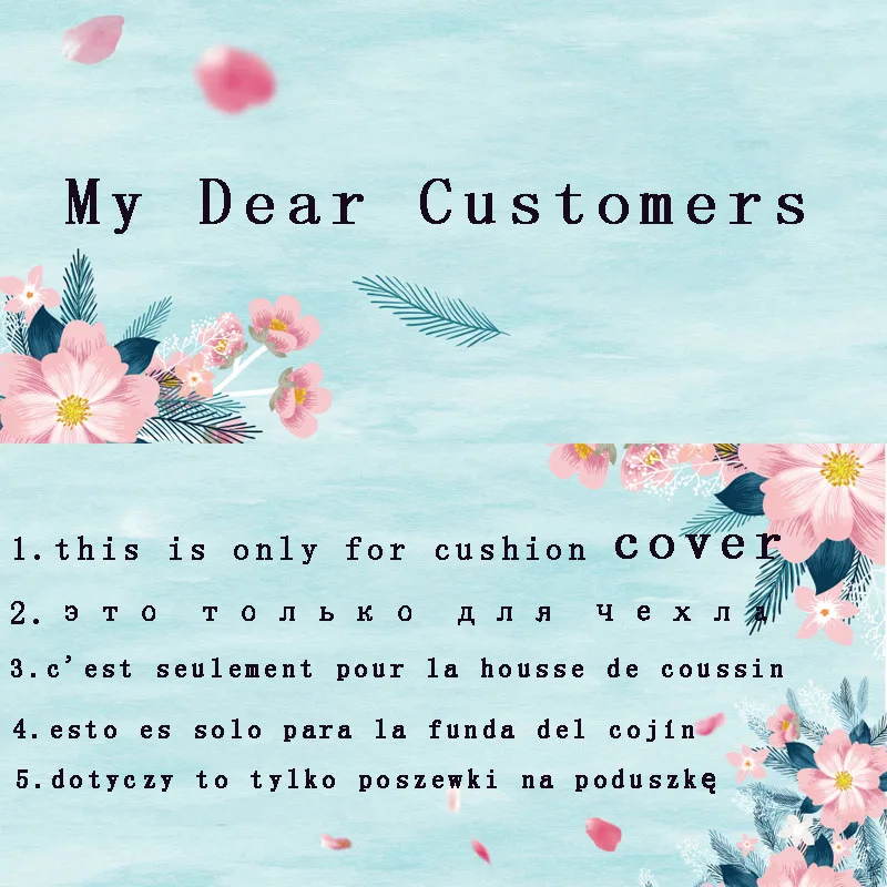 Весенняя наволочка с изображением цветов и птиц 45x45 хлопчатобумажная льняная для