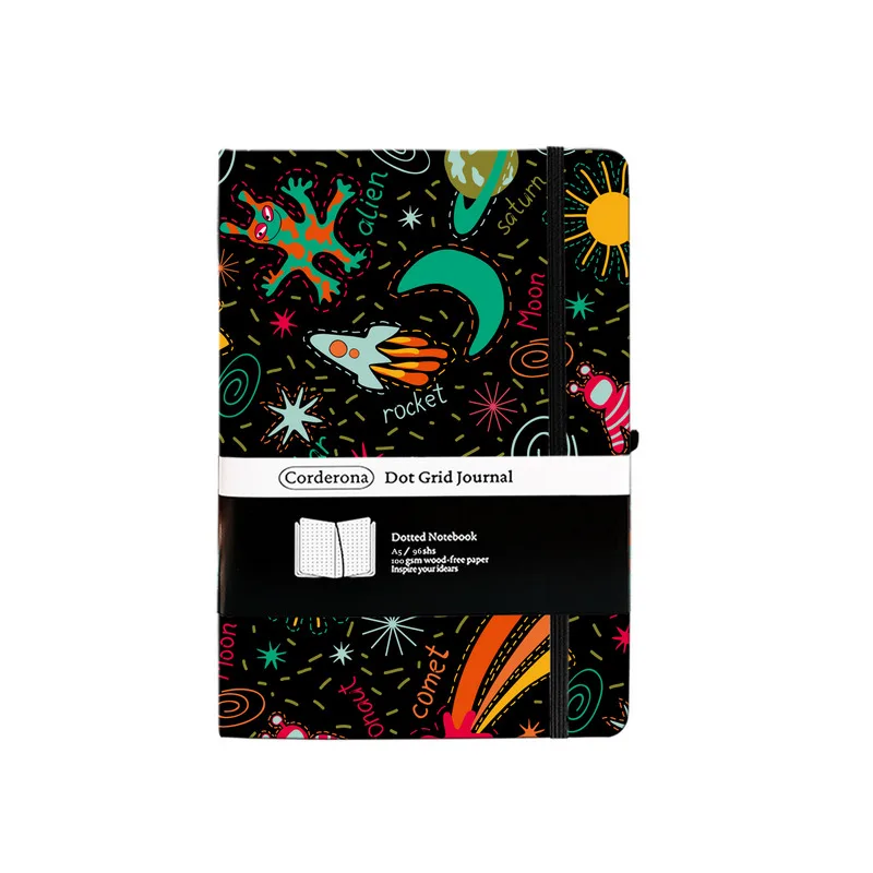

Corderona Black Space A5 Bullet Dotted Journal