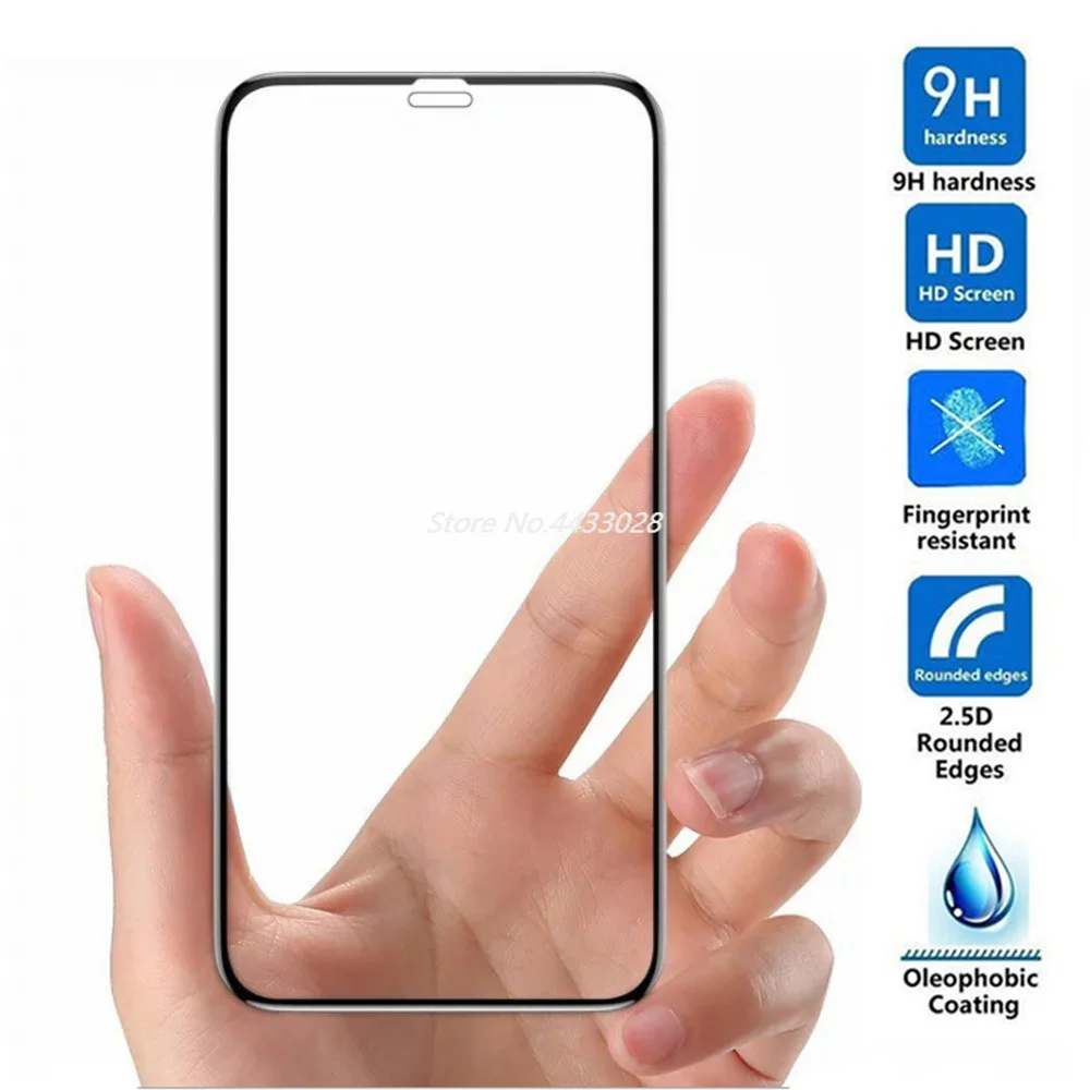 Для Apple iPhone X XS MAX XR полное покрытие закаленное стекло Защита экрана для 6 6S 7 8 Plus