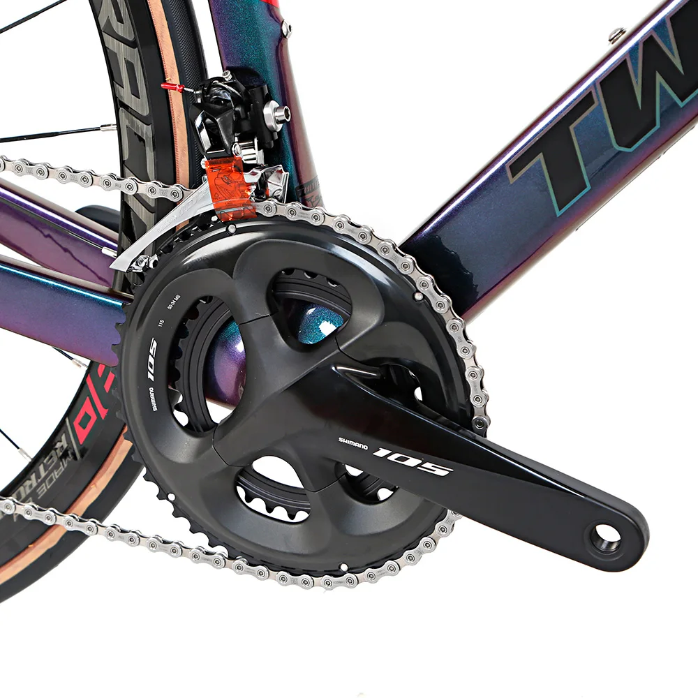 Twitter StealthPro углеродный дорожный велосипед 700C дисковый тормоз с Shimano 105 R7000